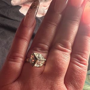 3D Diamond cube ring